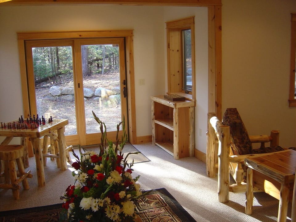Lower Family Room door to Hot Tub
