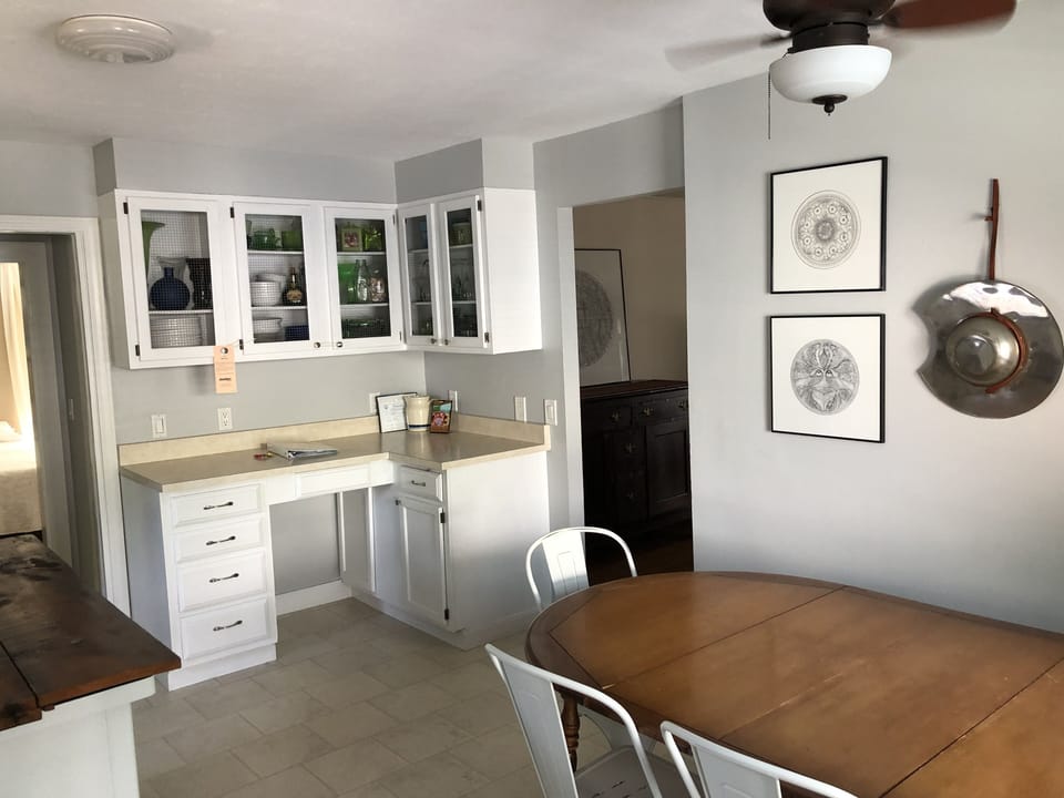 KITCHEN..  DOOR INTO LIVING ROOM