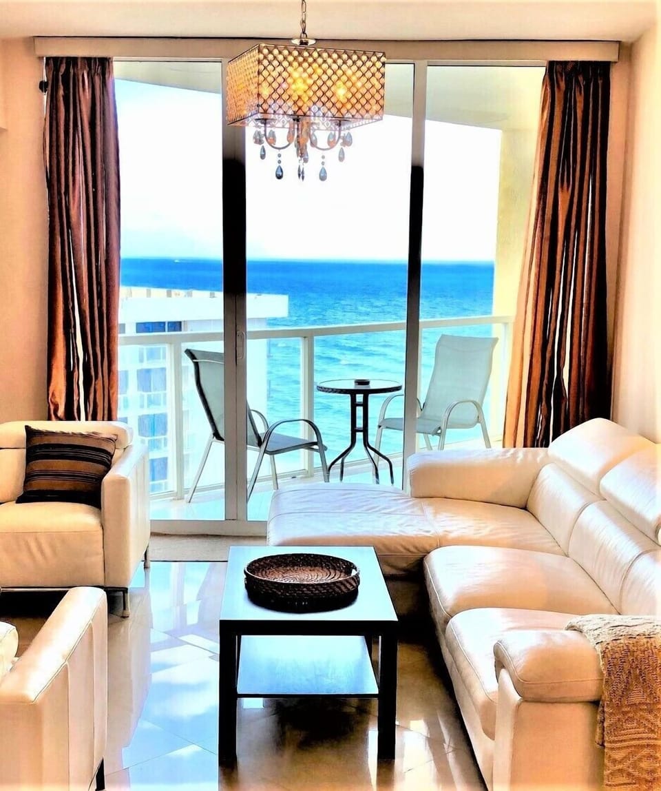 Ocean view from the living room
