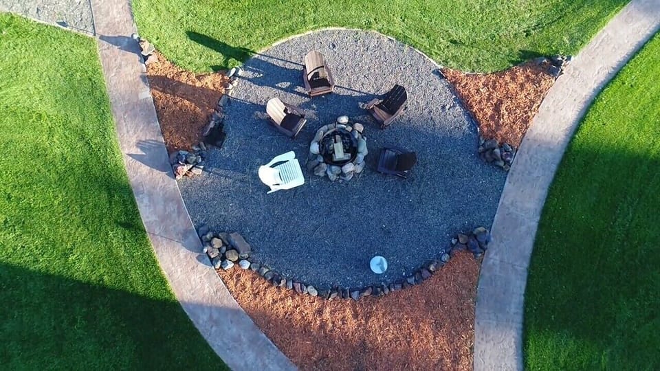 Firepit shared with Farmhouse