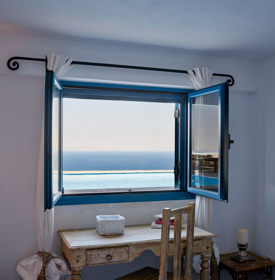 reading desk with view