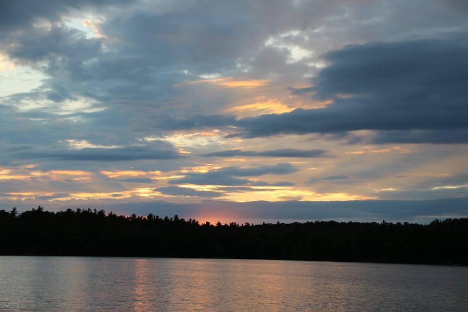 Sunset over Lake of the Isles