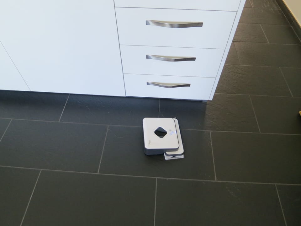 iRobot Braava can clean for you :-)