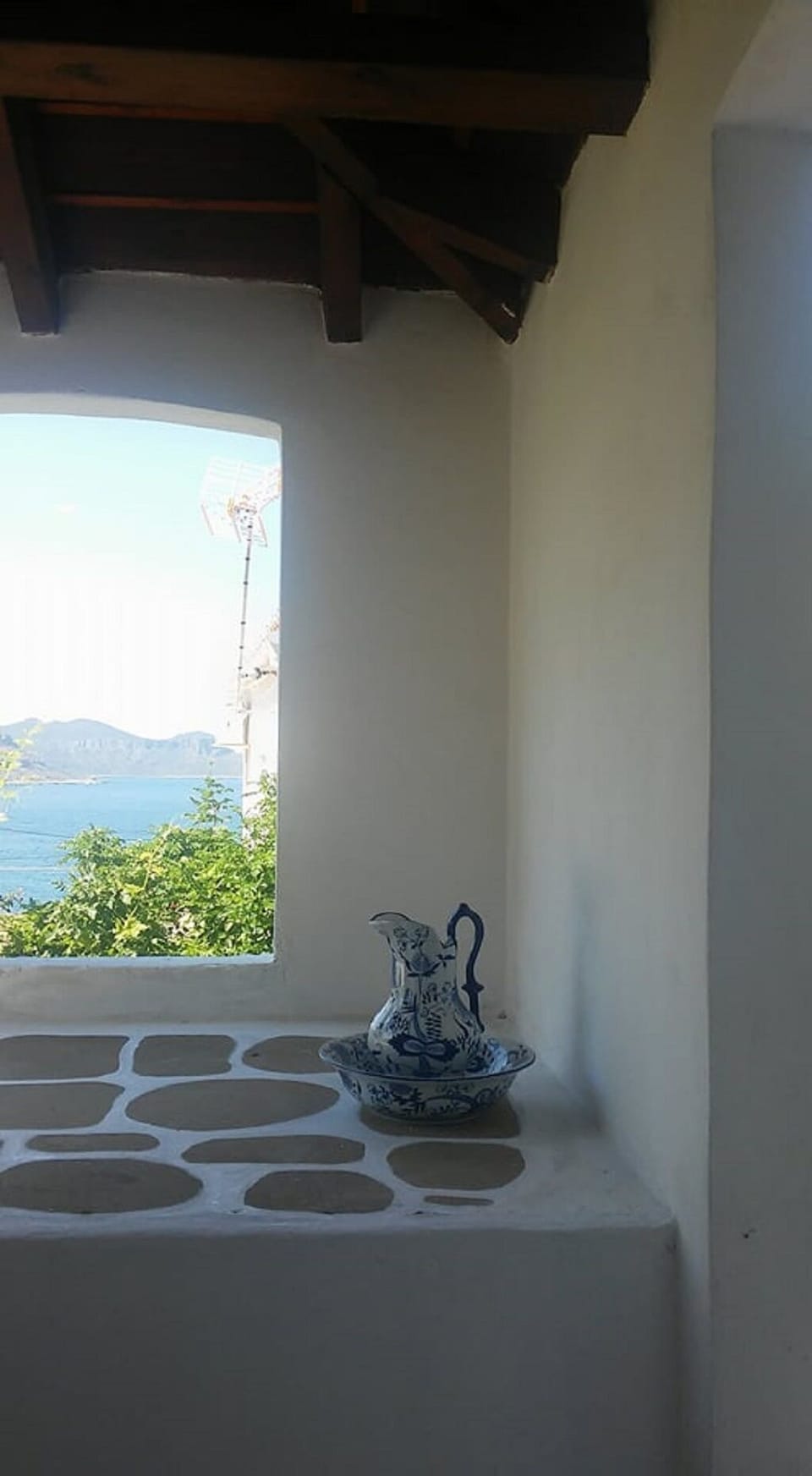 Patio at the entrance