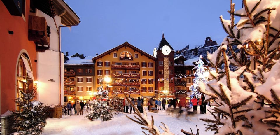 Village main square