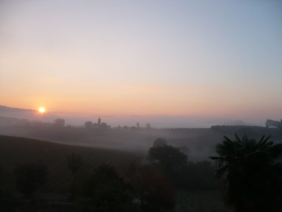 view at sunrise