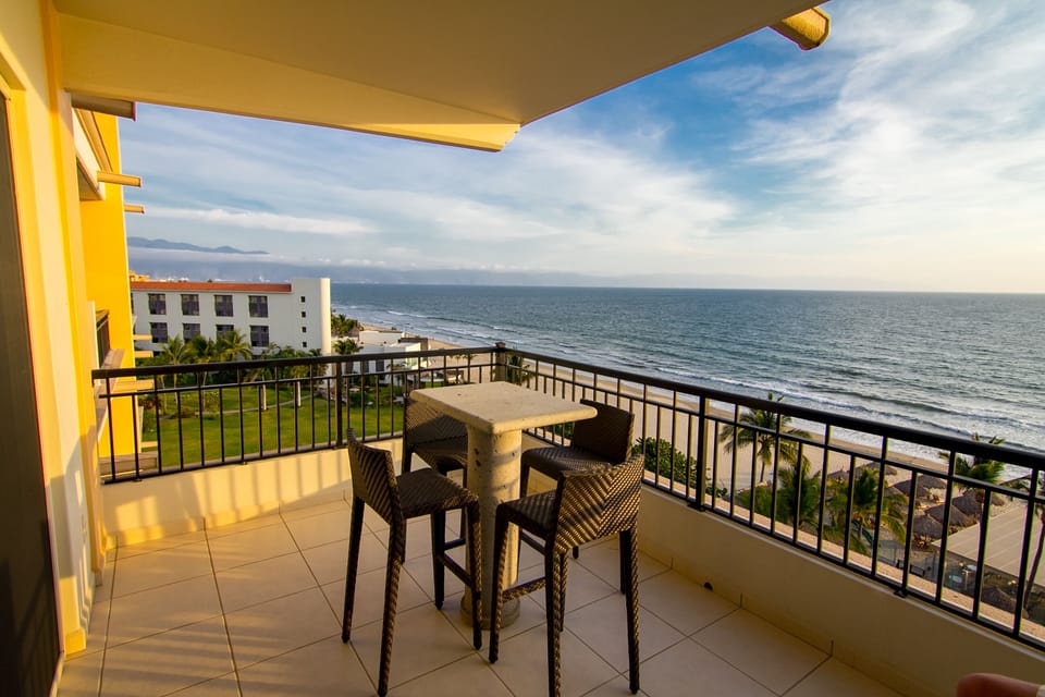 Balcony view looking south