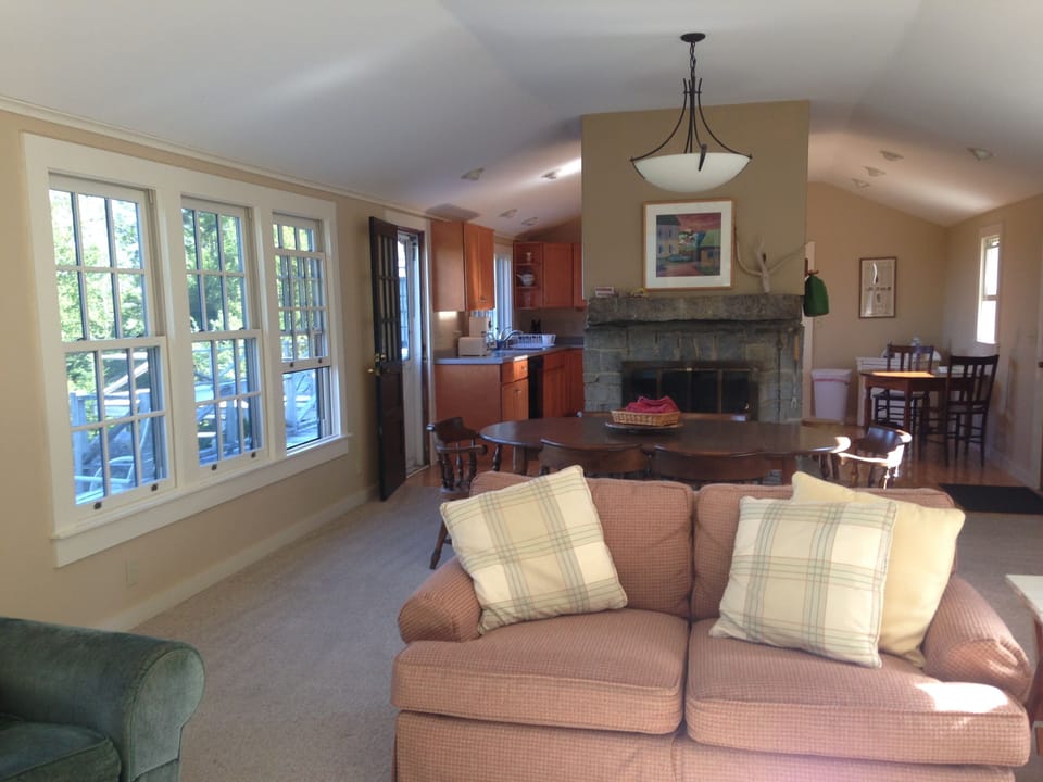 Looking from family room into kitchen