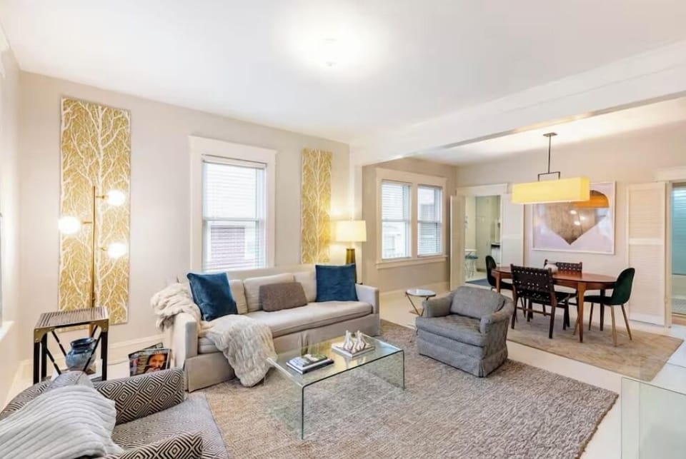 Living Area and Dining Area