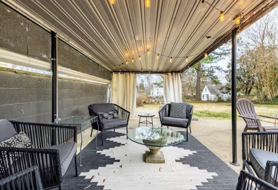 Backyard patio