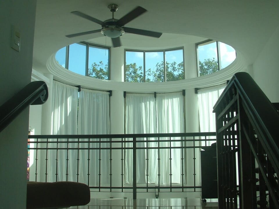 Second Floor Pergola (view out the back of the Villa towards the Bird Aviary)