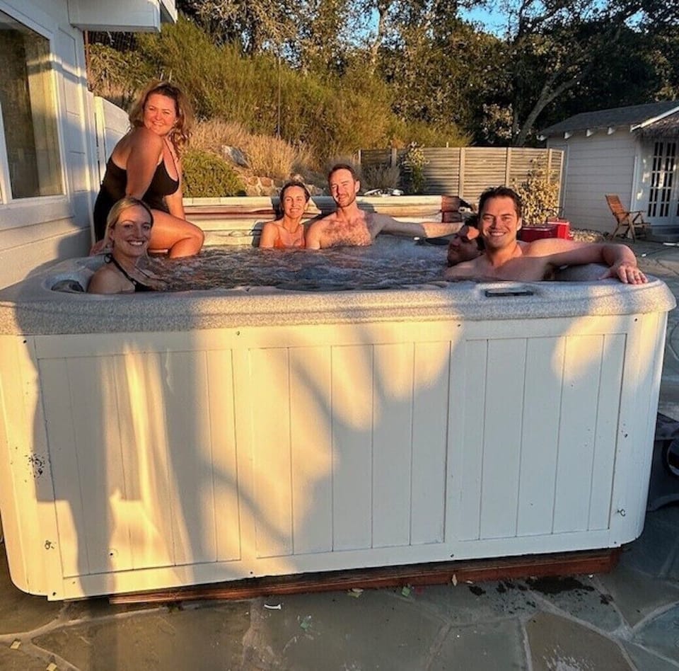 Great spot after pickleball to take in the views and sunsets, gangs all here!