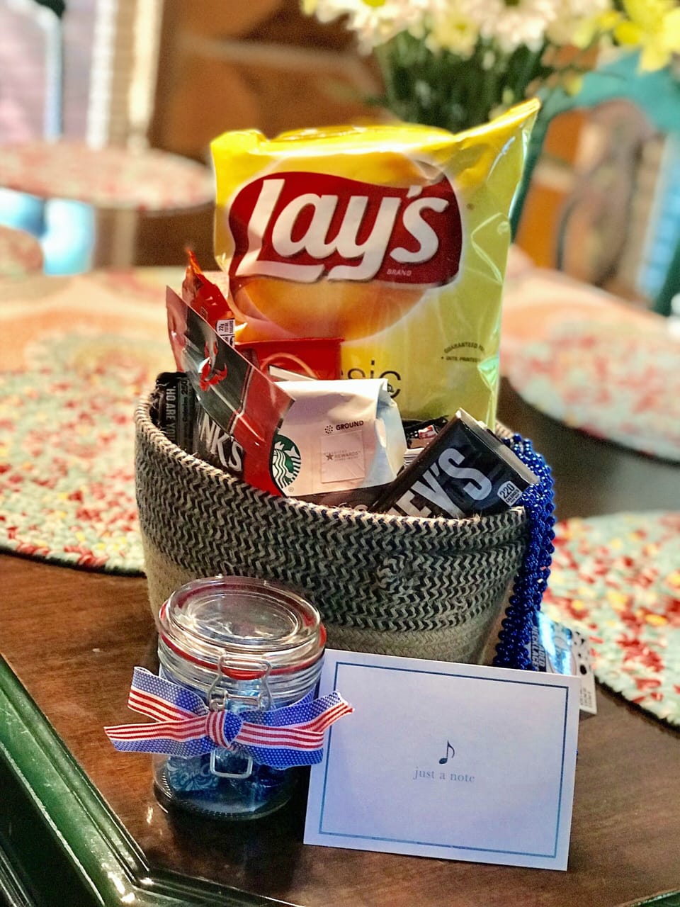 Each Guest will receive a welcome snack-basket to start their stay off right!