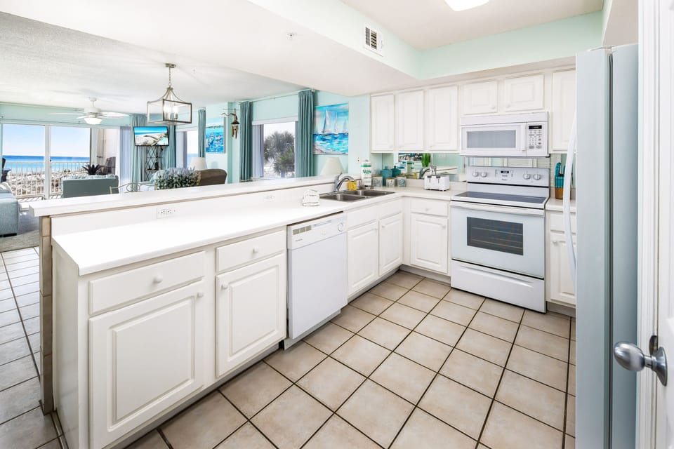 Kitchen - 
Gulf Dunes 217 Fort Walton Beach Florida Okaloosa Island Vacation Rentals