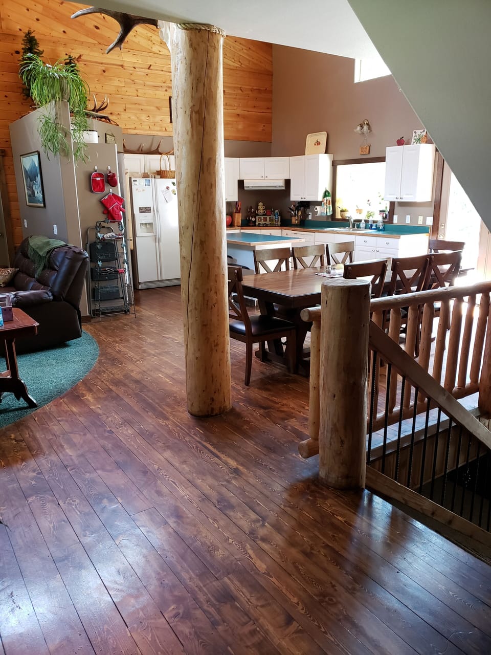 kitchen and dining 