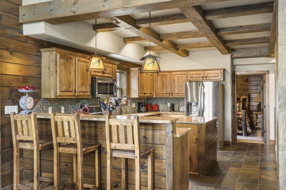 Room for 3 more at the breakfast bar