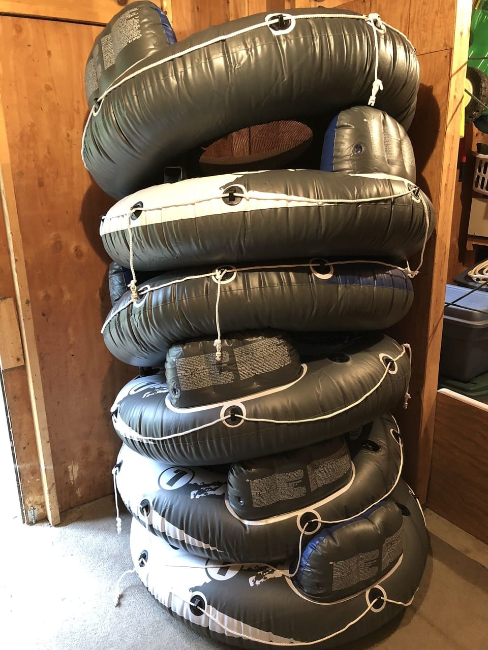 Float tubes for lake use