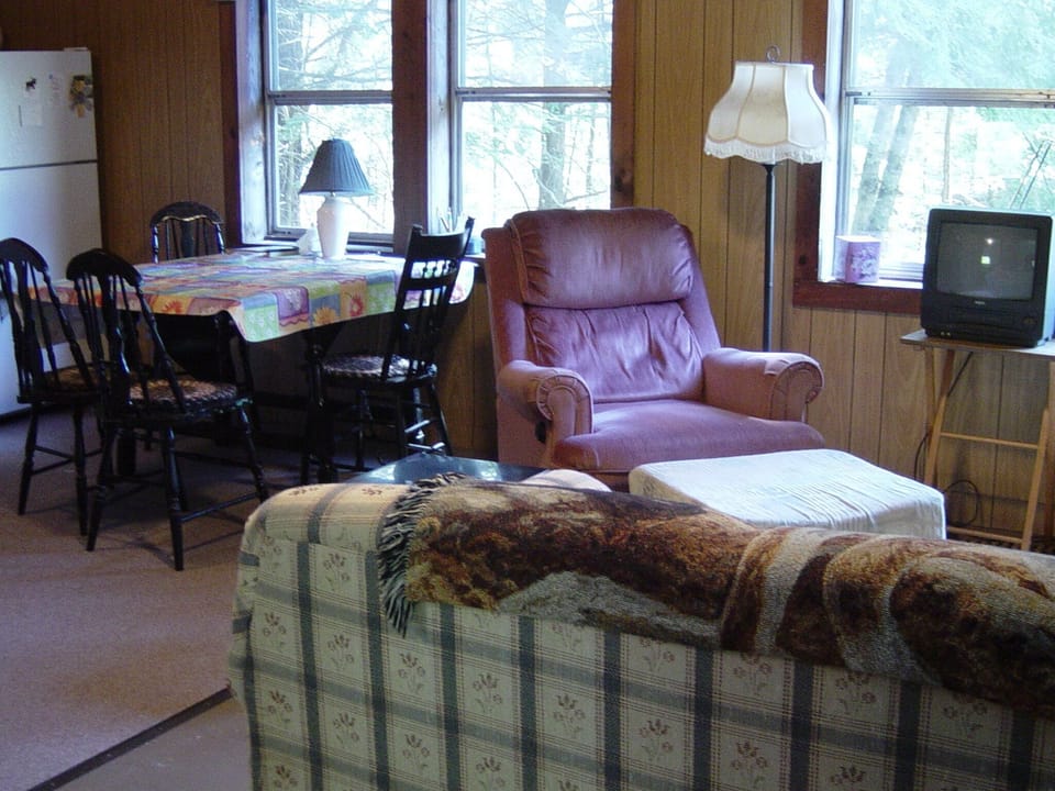 open living area showing couch and easy chair