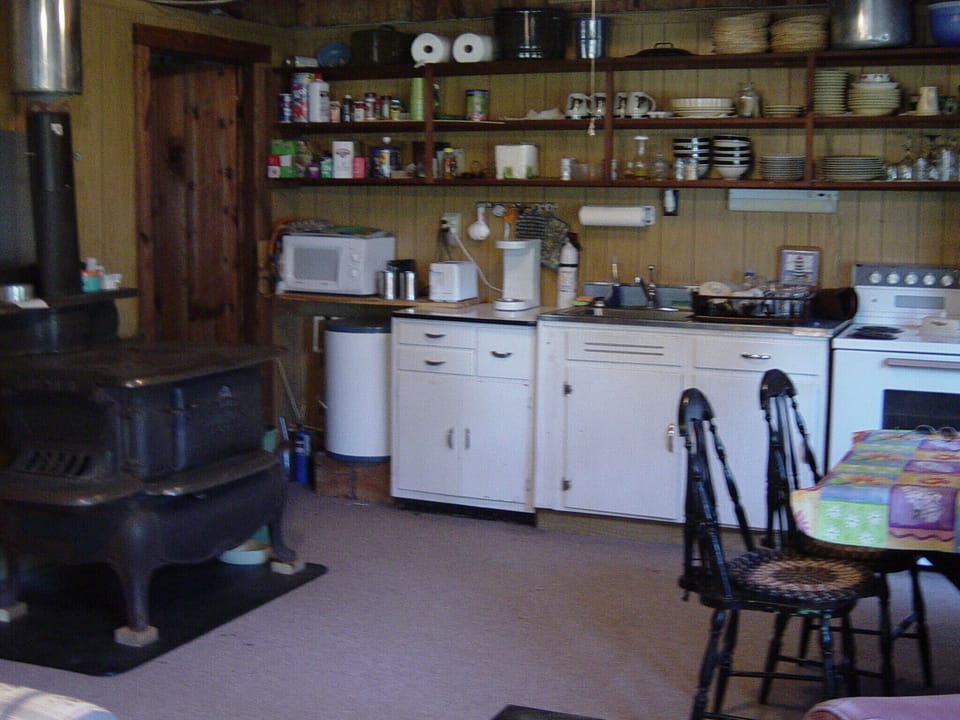 the kitchenette