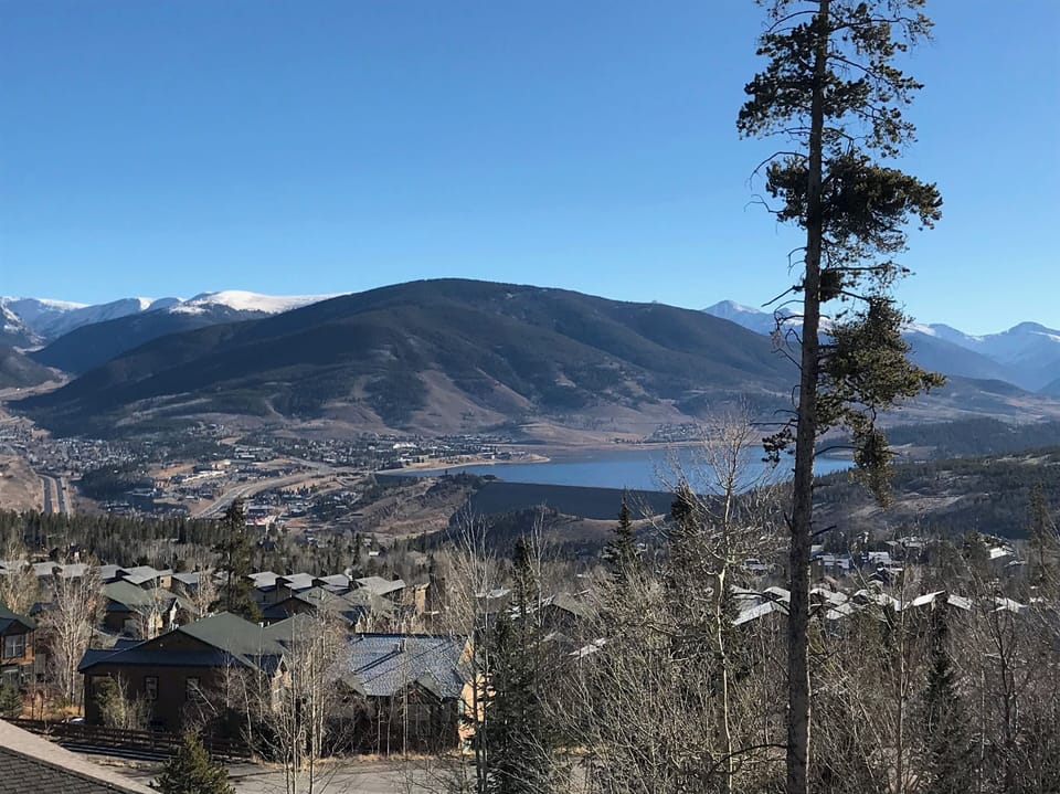 View to lake Dillon from balcony