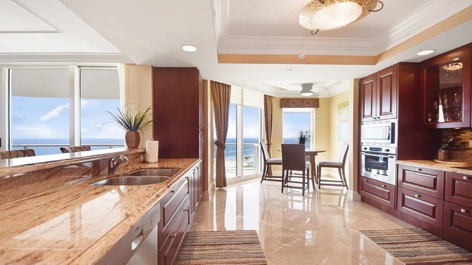Kitchen with Ocean View