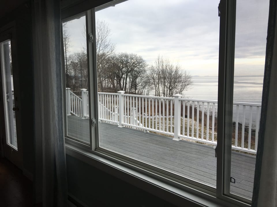 View from the dining room.