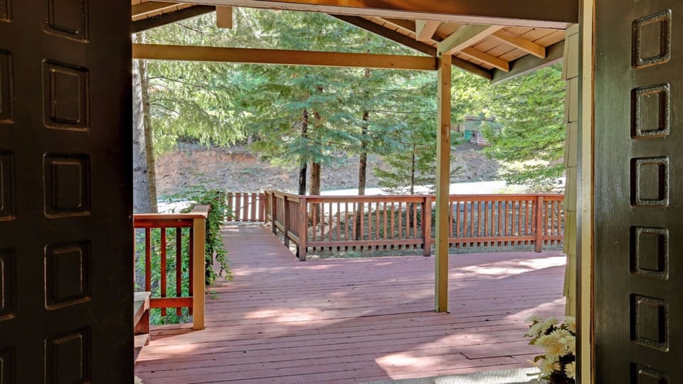Front deck.