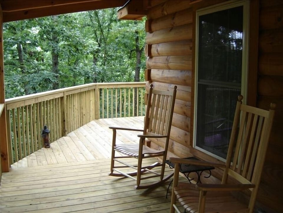 Enjoy the Rocking Chairs under the shelter of the porch!