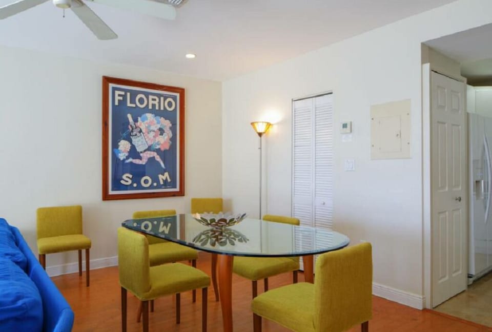 open dining area