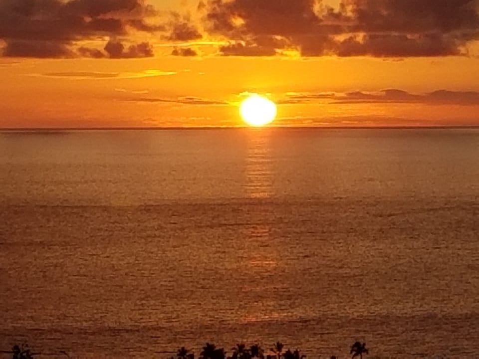 Sunset photo from scenic lookout above property