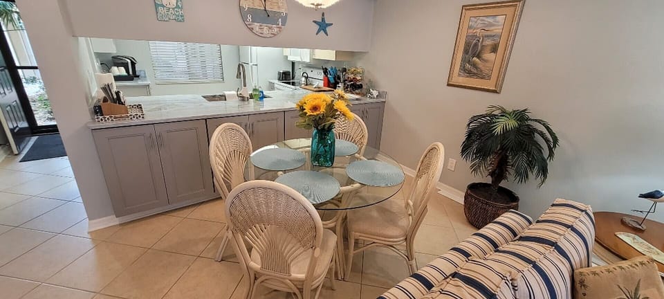 Table in kitchen/living room