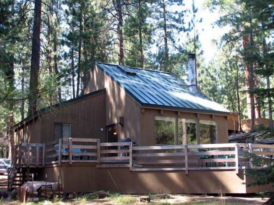 Backside viewed to our private  meadow.