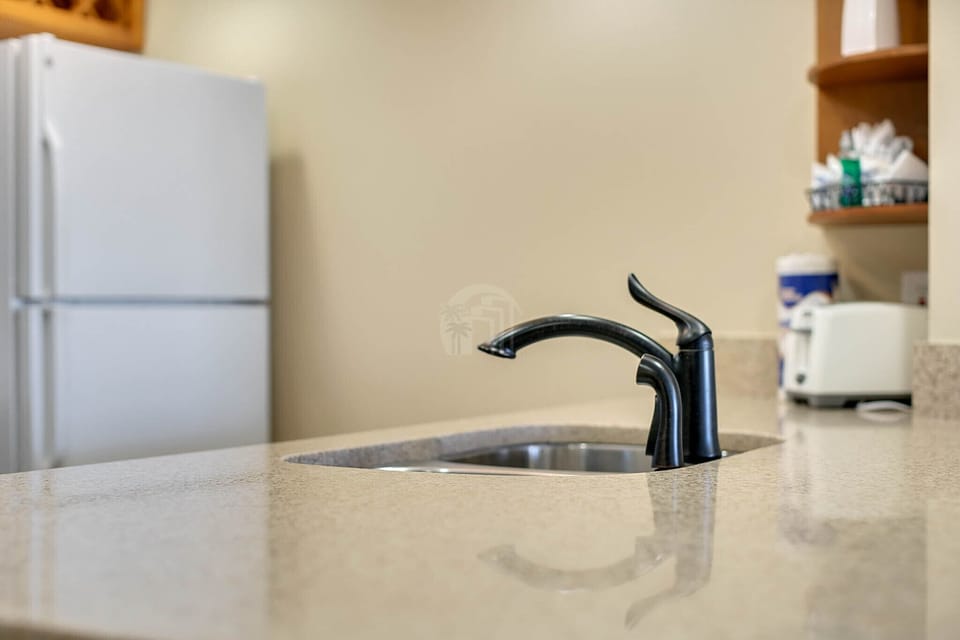 Kitchen with granite counter tops