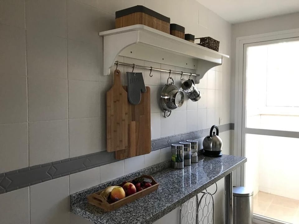 kitchen has every kind of utensil you will need
