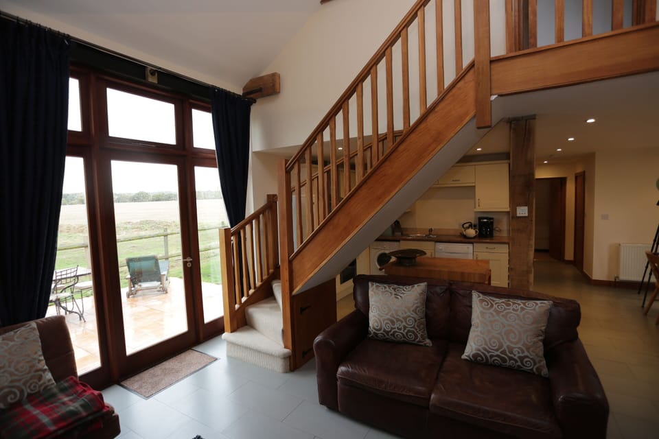 Open plan living area.