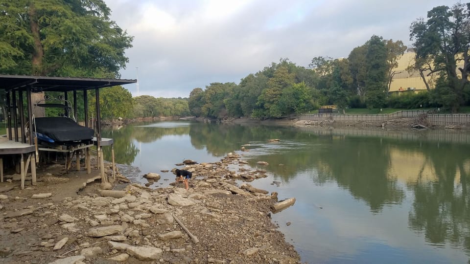 View of river from bulkhead, great for kayaking, fishing and swimming
