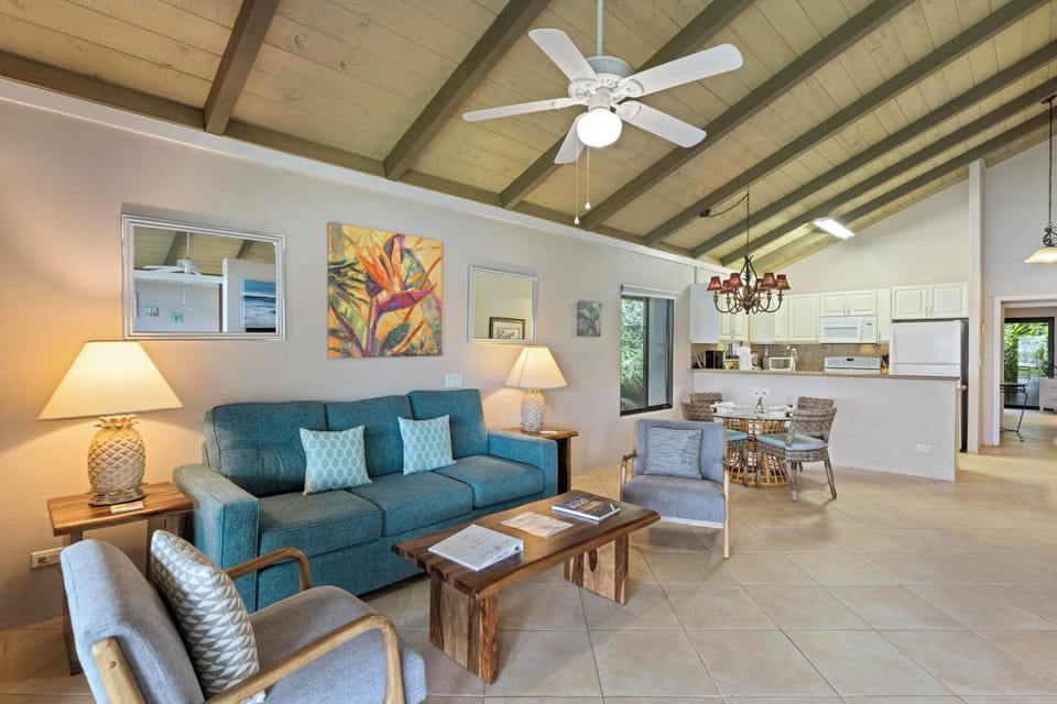 Fans and AC throughout the house.