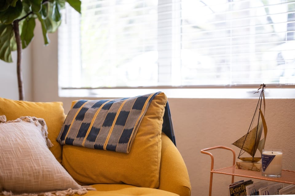 Seating area in living room