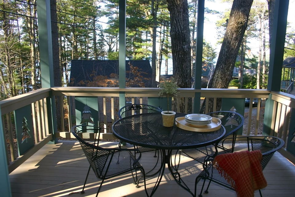 Outside dining area
