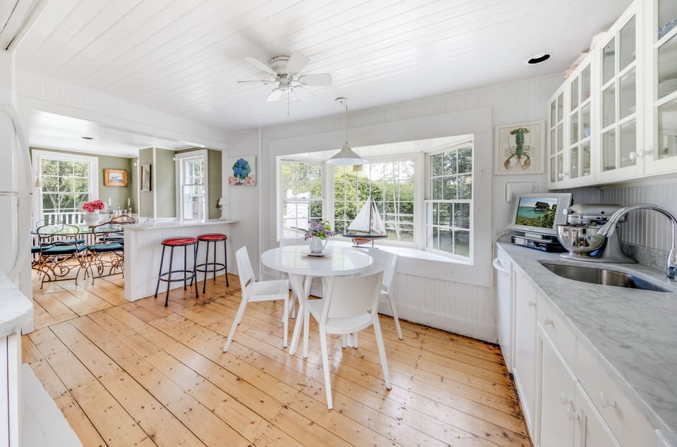 View of the kitchen facing dining room