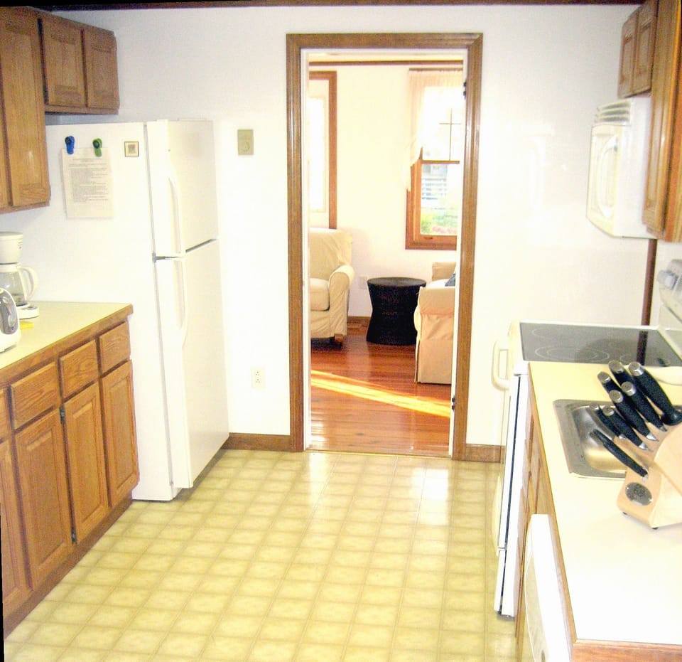 Kitchen and Living Room beyond