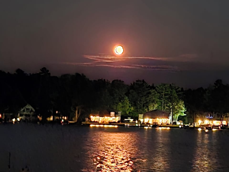 Moon lit evenings are just as beautiful as sunny days.