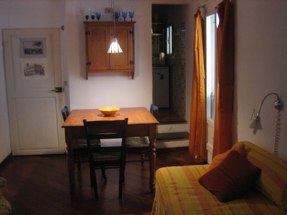 The dining area