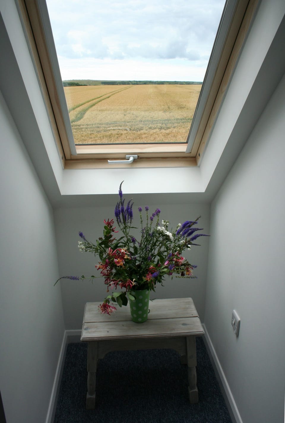 view from upstairs landing