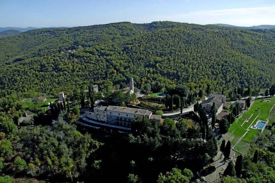 Aerial view of the estate