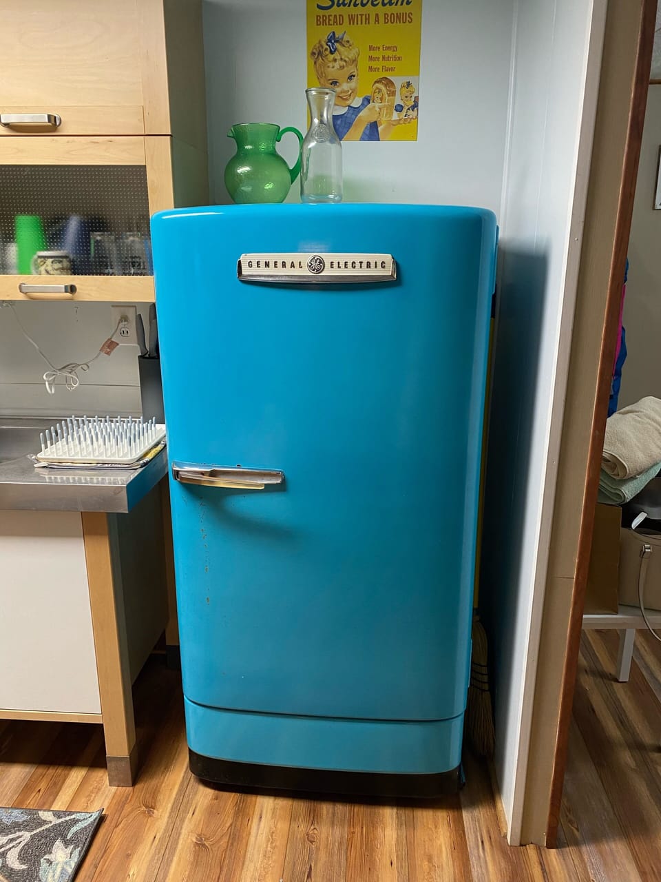 Antique refrigerator