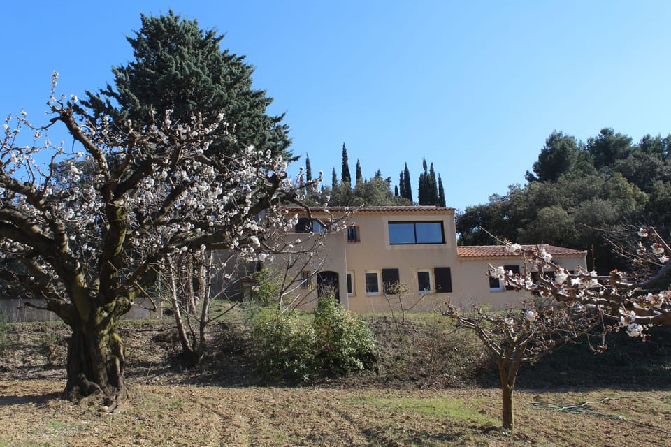 Front of Villa from Cherry Orchard