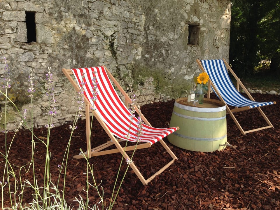 quite spot for a good book and a bottle of wine