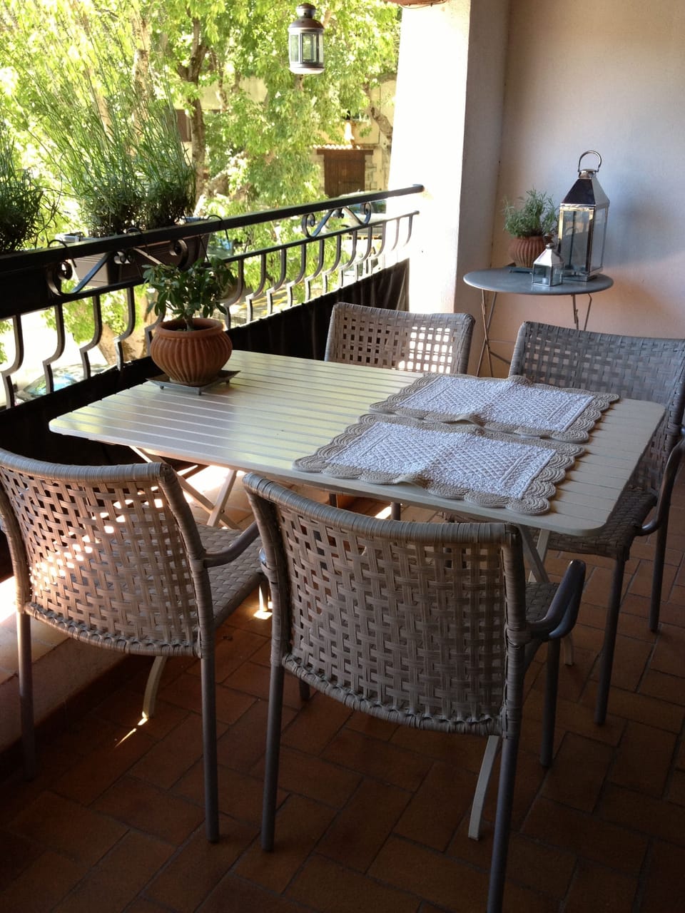 Covered terrace