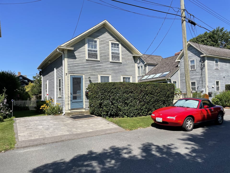 #7 Clinton St, Newport RI, Front Exterior View from Clinton St.